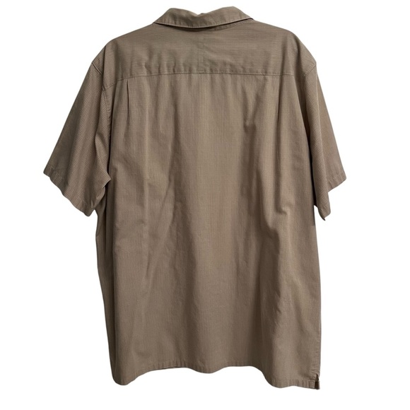 Men’s Merrell Opti-Wick UPF 30+ Khaki Short Sleeve Outdoor Hiking Shirt Size XXL - Picture 2 of 4